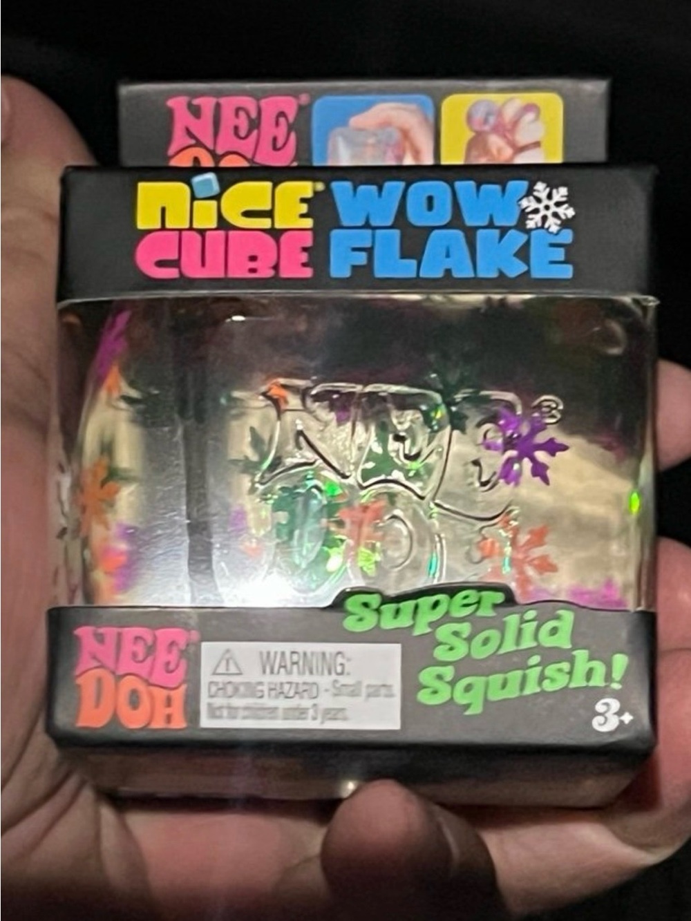 NeeDoh nice cube wow flake viral rare brand new